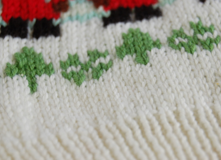 hand knit christmas sweater