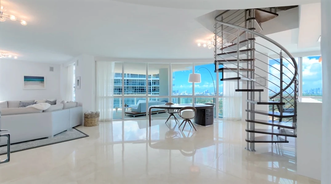 57 Photos vs. Tour 3801 Collins Ave PH#1, Miami Beach, FL Luxury Penthouse Interior Design