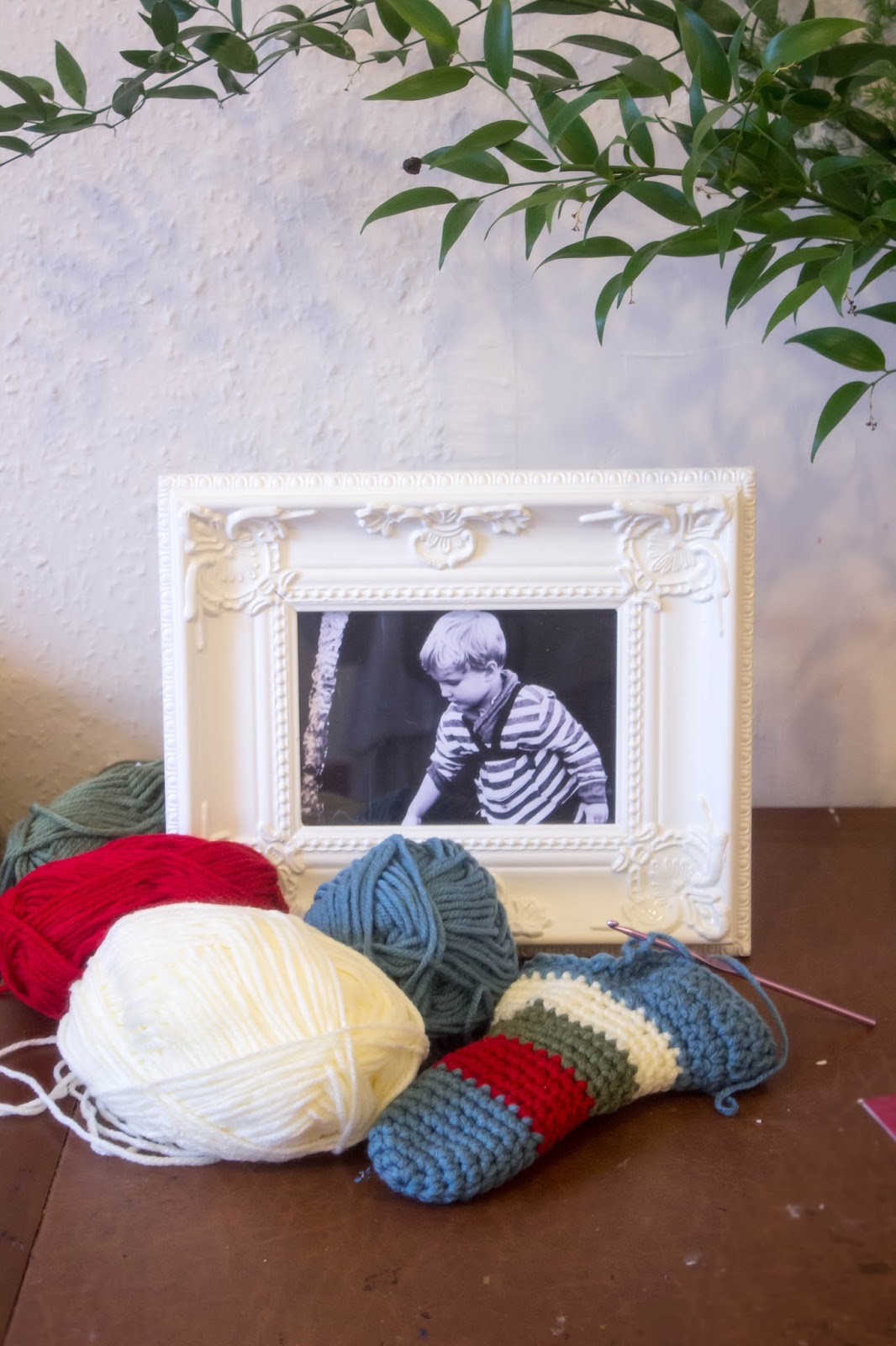 Everything to someone Yarn Along Christmas stocking