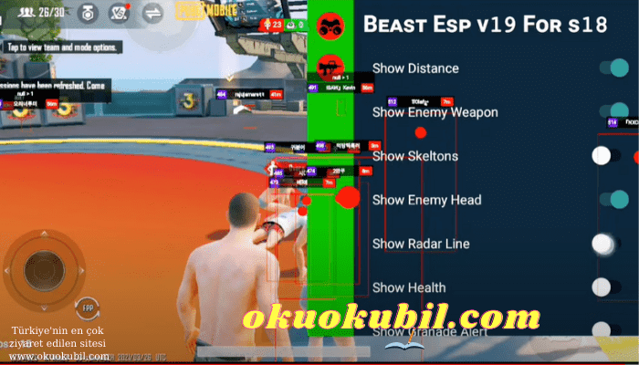 Pubg Mobile 1.3 Beast ESP + Aimbot Hızlı Paraşüt Free Hile Sezon 18