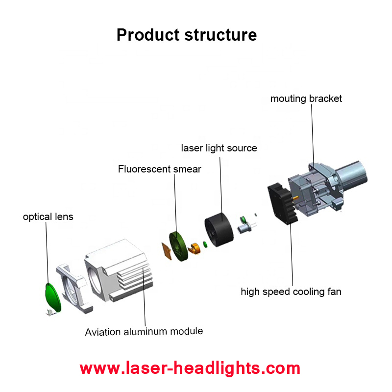 Xsilence 12V high beam laser headlight car bulb fog light