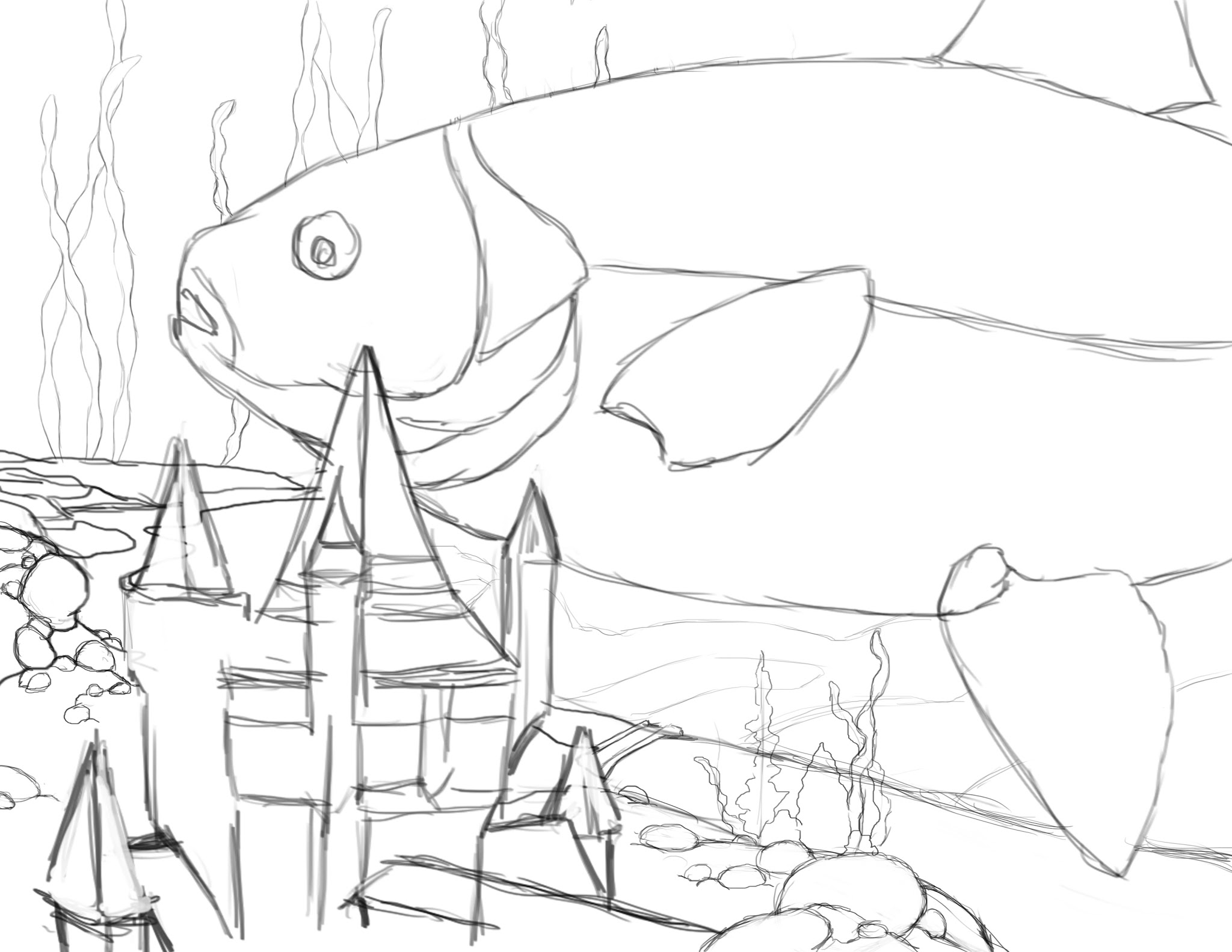 Coloring Fish Tank | Coloring