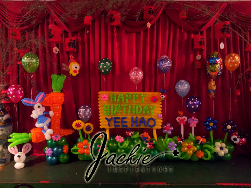 1 birthday balloon decorations