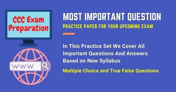CCC Exam Questions in Hindi and English CCC Exam Questions in Hindi and English