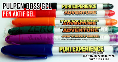Souvenir Pulpen Boss gel, Pen Aktif Gel, Jual Pulpen Boss tinta Jell  di Tangerang