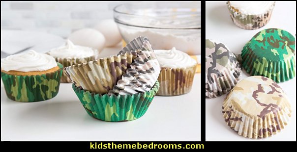 Camouflage Bake Cup Set