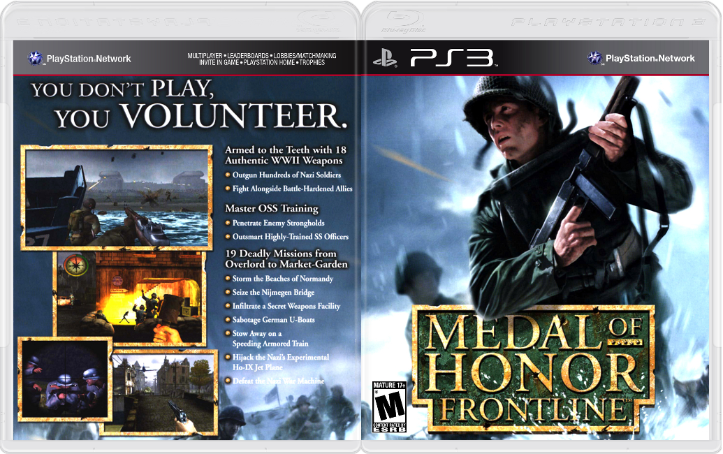 PSNPLAY3 Medal Of Honor Frontline PS3/PSN DOWNLOAD. PKG + RAP.