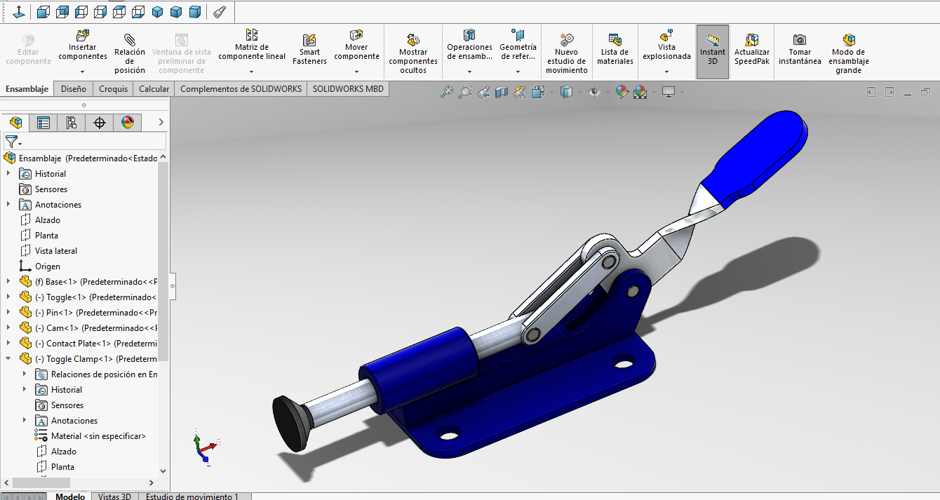 SolidworksByPhrogress Toggle Clamp