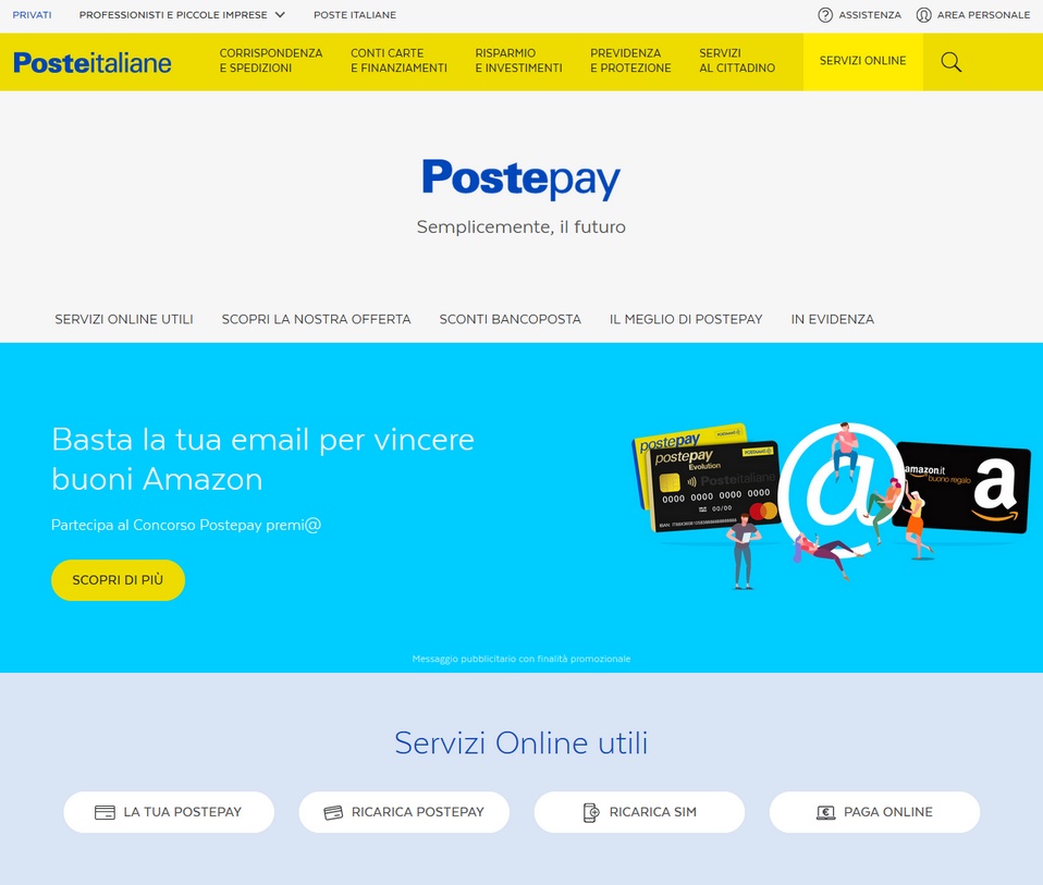 PostePay Bookmakers
