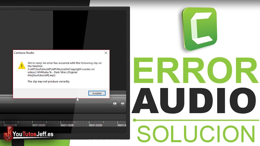 Error al Importar Audio en Camtasia Studio - Solución