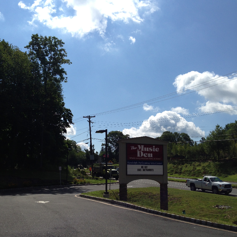 The Music Den Blog Entrance To The Randolph Store Made Safer The