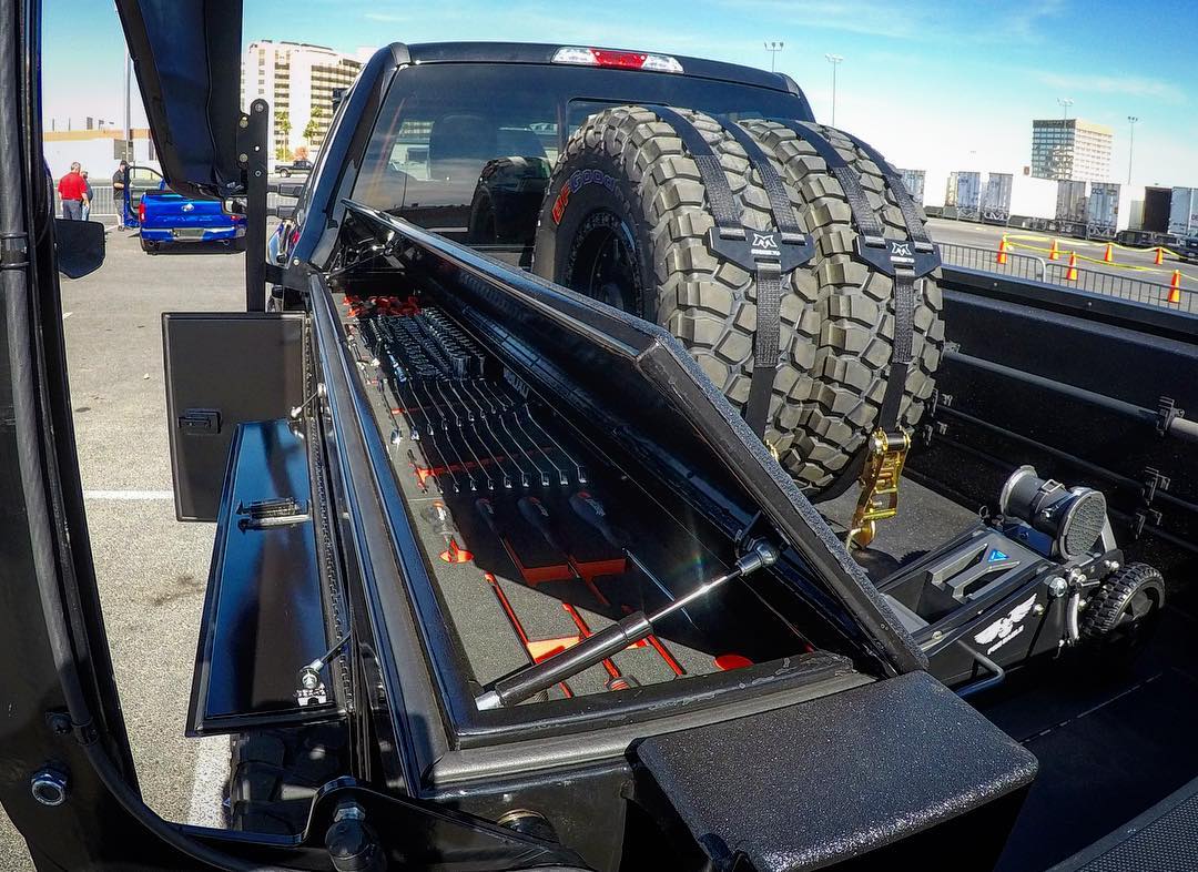 Just A Car Guy Brad De Berti truck, sema 2018, the solution for