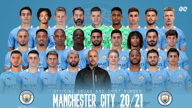 Skuad Pemain Manchester City 2020/2021