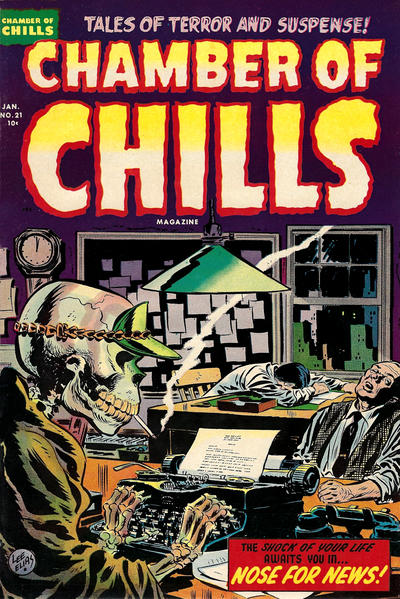 Dave's Comic Heroes Blog: Writing In The Chamber Of Chills