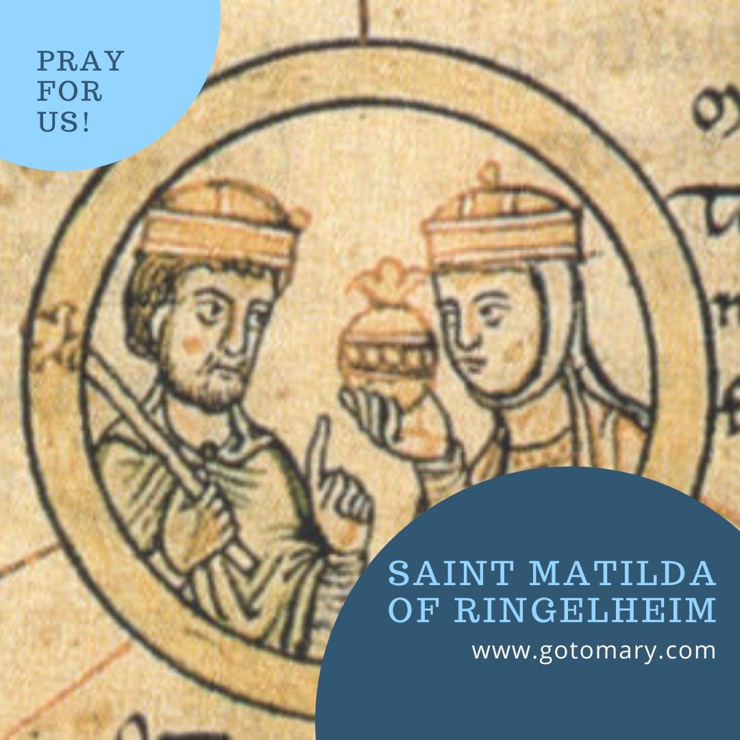 Saint Matilda of Ringelheim Go to Mary