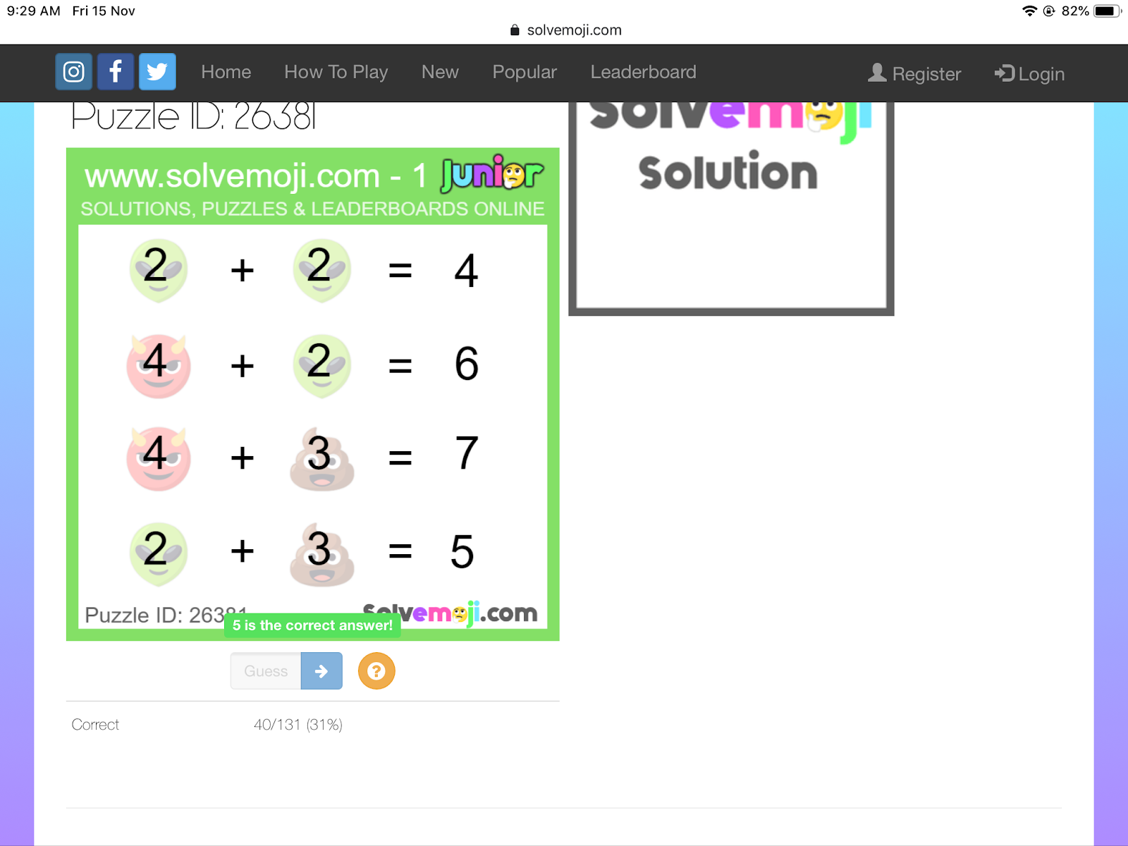 Korbin's awesome blog: Emoji maths