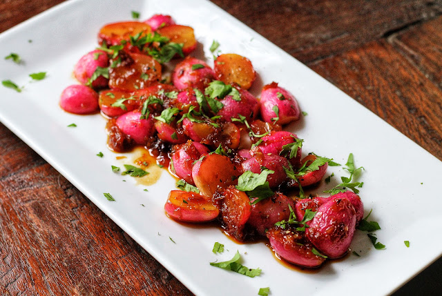 Stir Fried Radish with Ginger and Soy Sauce