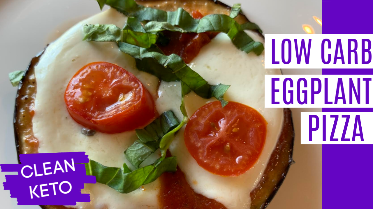 Low Carb Eggplant Pizza