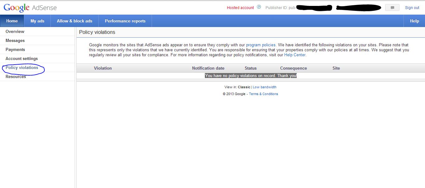 Google Launches Detailed Policy Violation Feature In Adsense ! ChanduLAB™