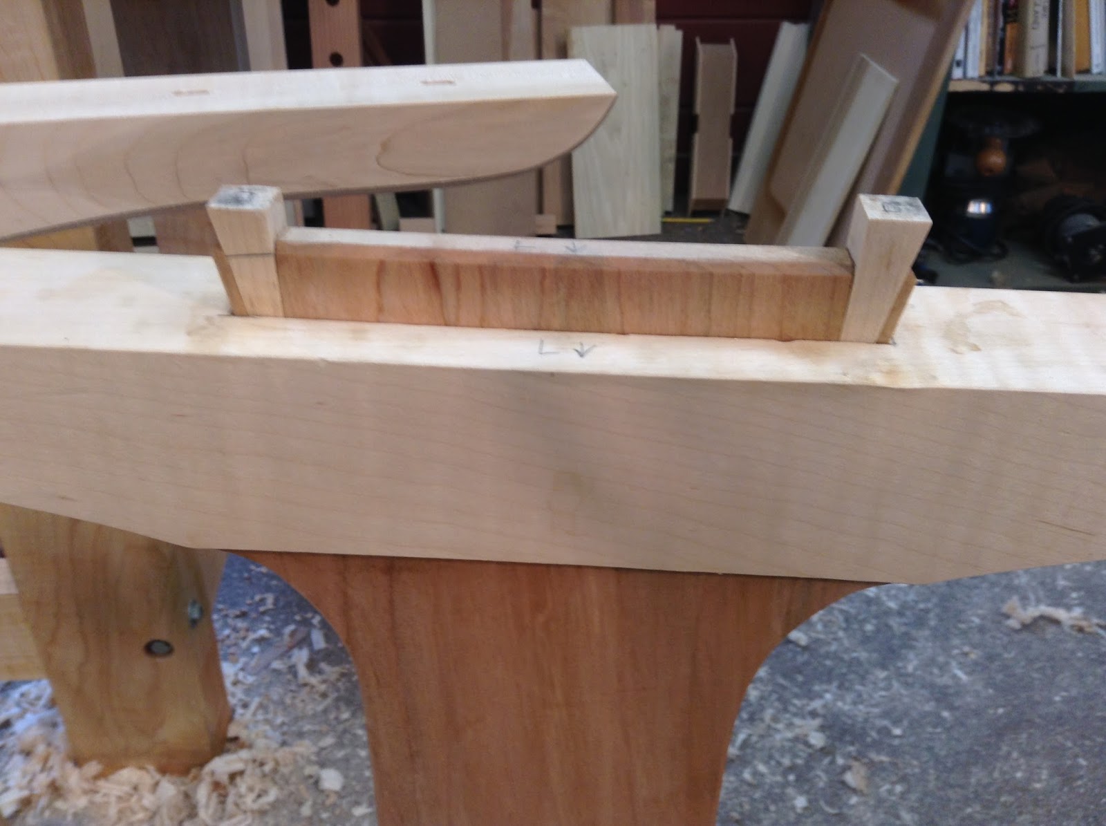 wedged mortise and tenon joinery