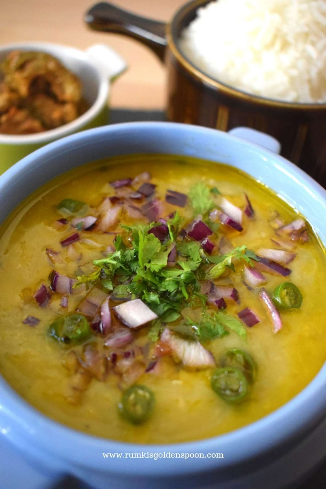 Bengali masoor dal, masoor/musur dal sheddho/seddho, musurir dal sheddo/seddho, Bangladeshi dal recipe, recipe with red lentils, masoor daler chorchori, Indian style dal recipe with masoor dal, Indian recipes, Vegetarian recipes, vegan recipes, Quick and Easy recipes, Rumki's Golden Spoon