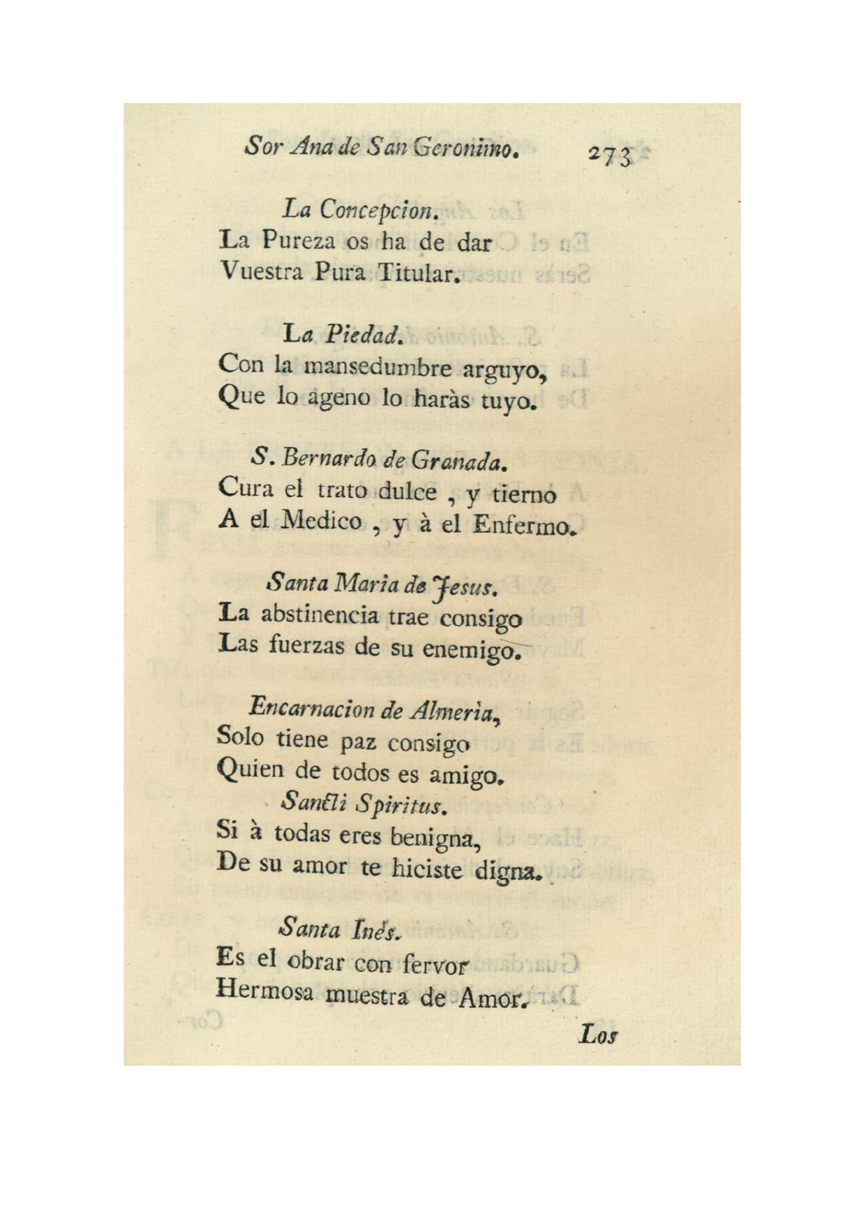 SOR ANA DE SAN JERÓNIMO, ANTONIO CARVAJAL Y BAEZA