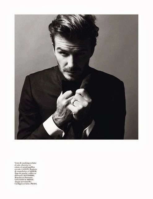 David Beckham in Vogue Paris