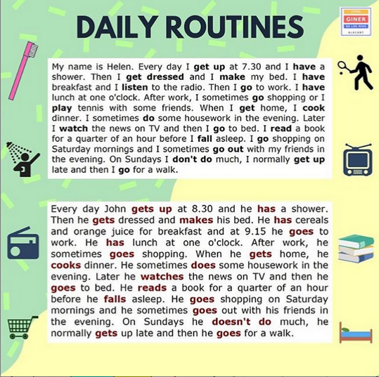 They the words every day. Предложения с Daily Routine. Daily Routine задания. Глаголы Daily Routine. Слова Daily Routine.