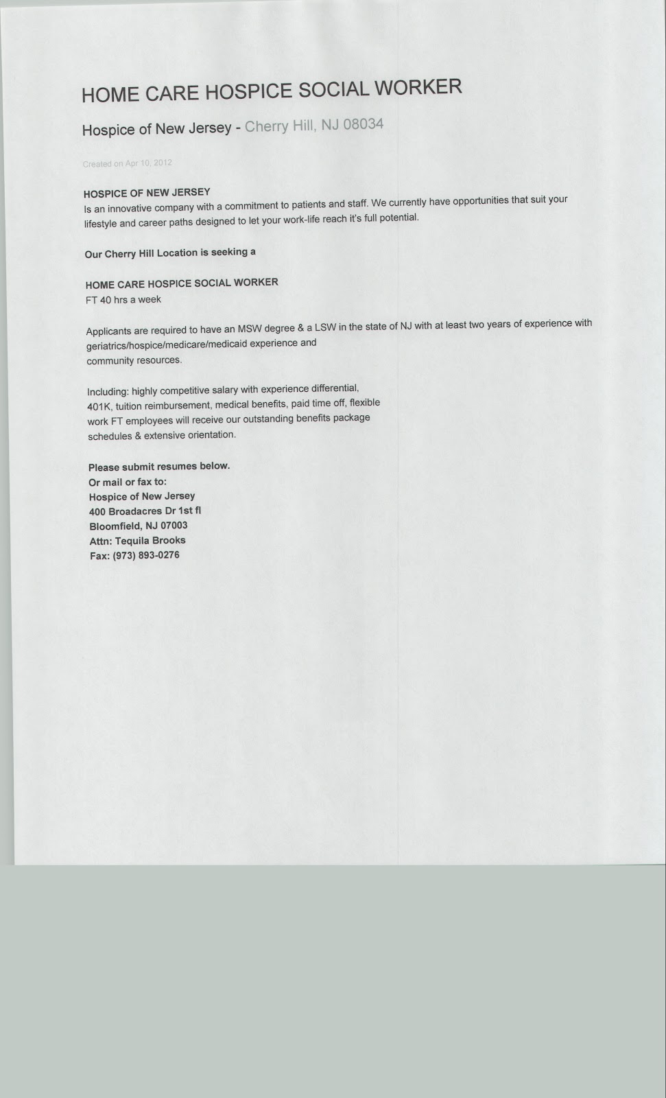 GSS News and Views April 2012