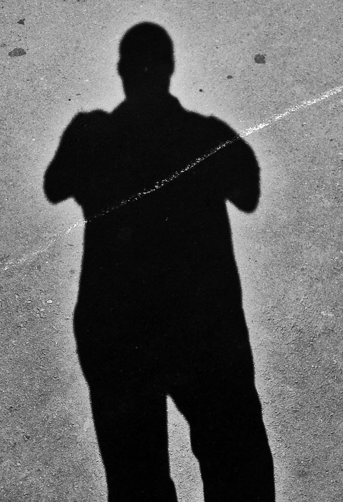 Shadow of a man