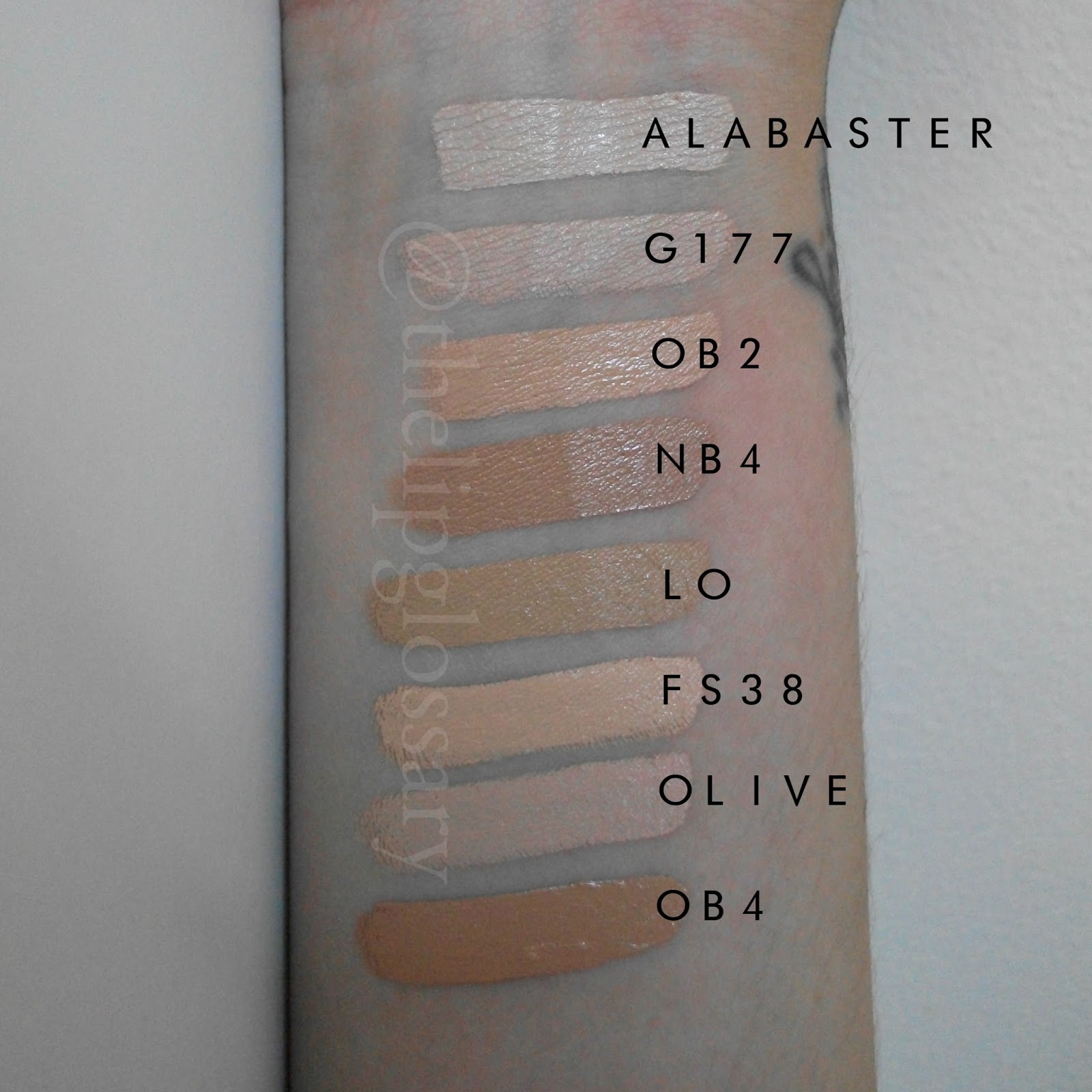 Kryolan Ultra Foundation Swatches [ ITA \ ENG ]