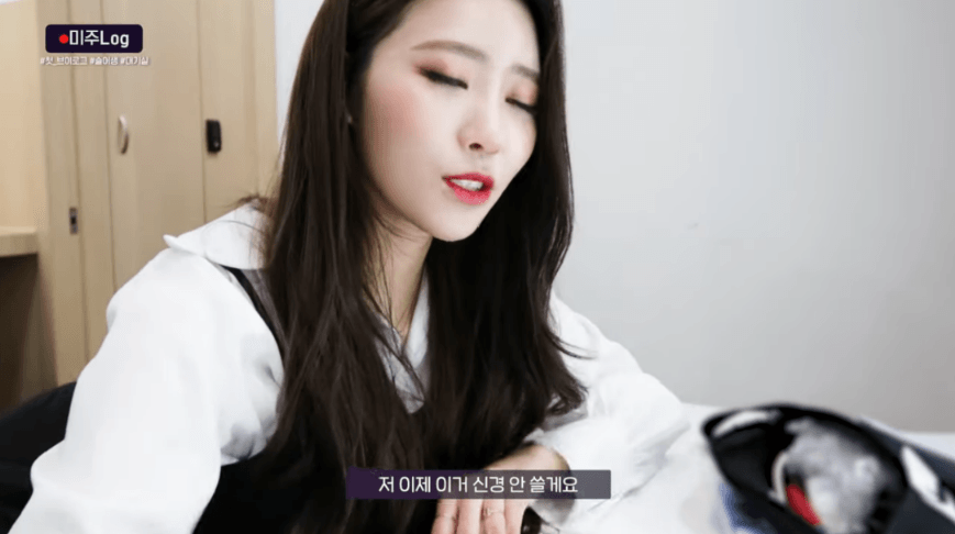 러블리즈 부엉로그 이미주