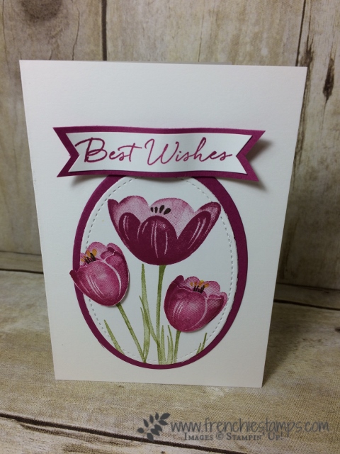 Stampin'Up! Tranquil Tulips Club with Frenchie's Stamps