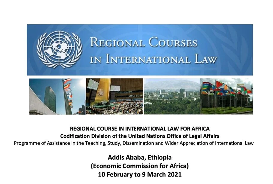 United Nations Regional Course in International Law Programme 2021