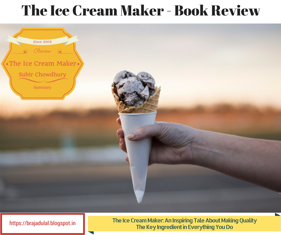 Book Review The Ice Cream Maker Subir Chowdhury