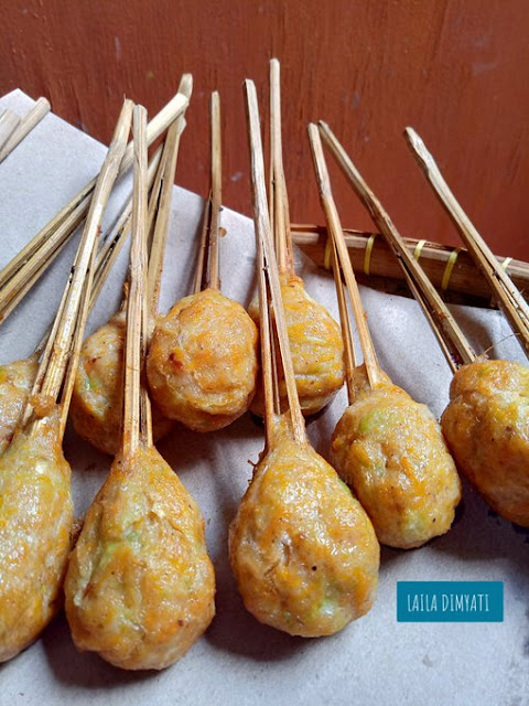 Sate pentul palembang ikan kakap, resep palembang