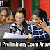 Kerala PSC 10th Level Preliminary Exam Answer Key - 20 Feb 2021