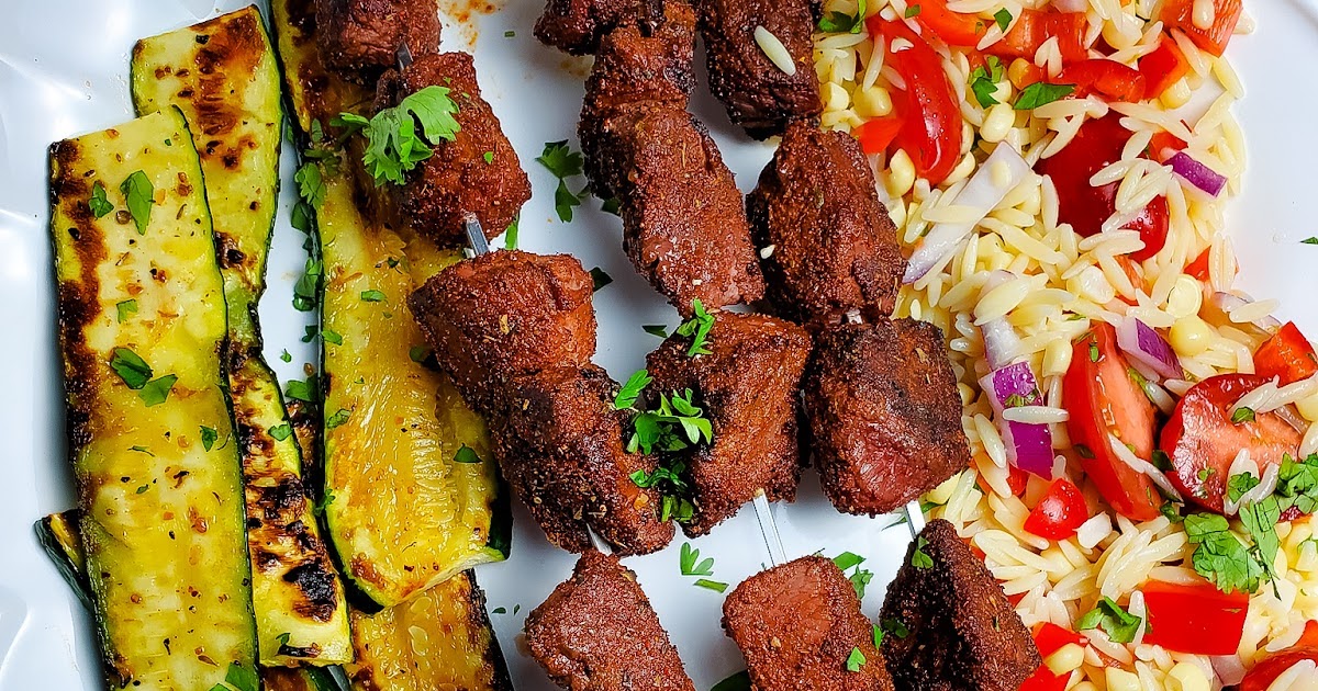 Slice of Southern Summer Fresh Recipe Series Gaucho Beef Kabobs with