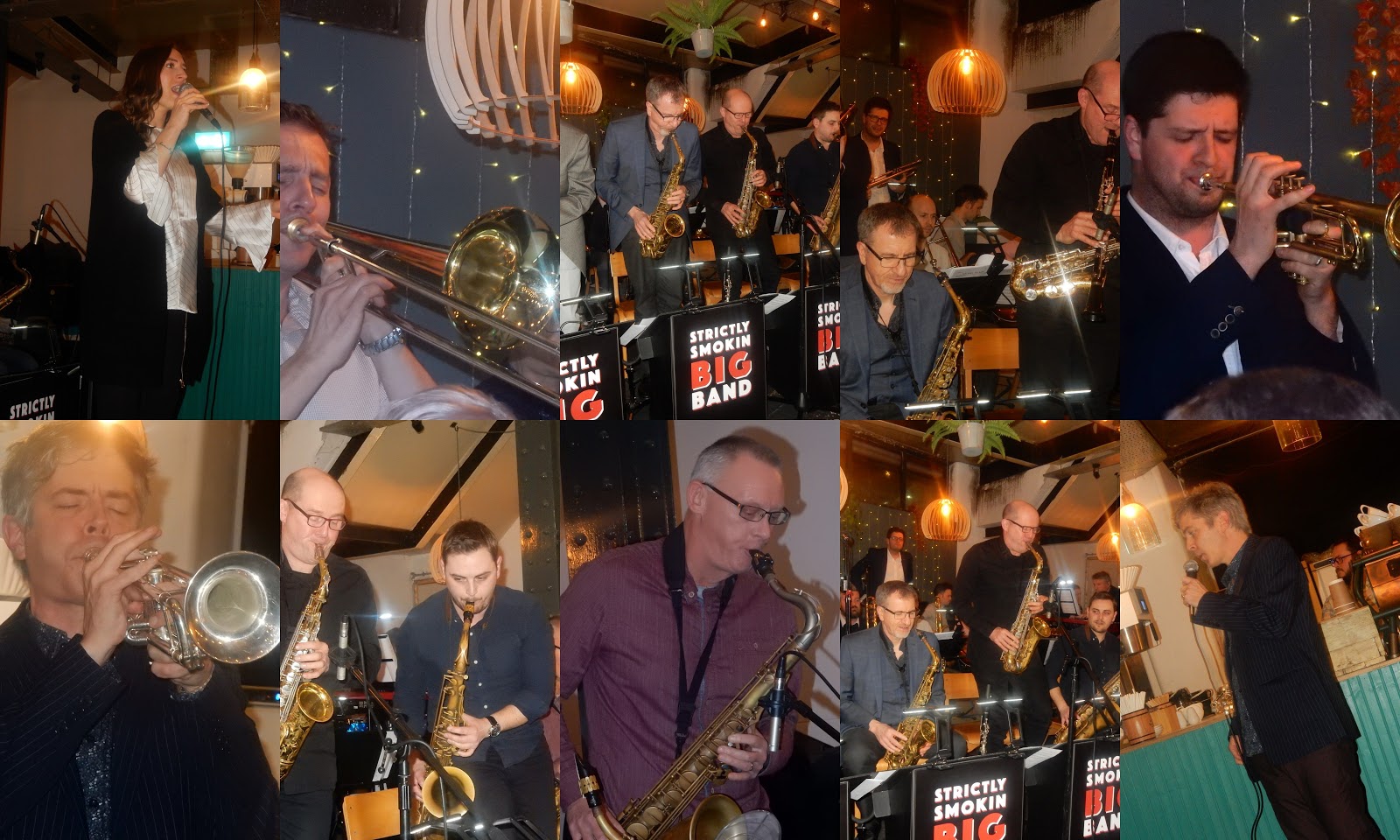 bebop spoken here Strictly Smokin' Big Band Flat Caps Café