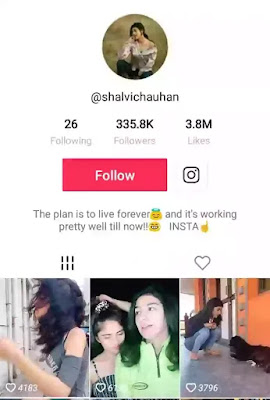 Shalvi Chauhan tik tok age Shalvi Chauhan tik tok