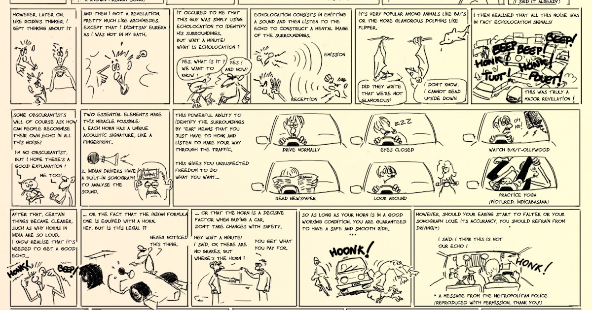 Imprimatür ! Why do Indian drivers always honk ? A scientific explanation