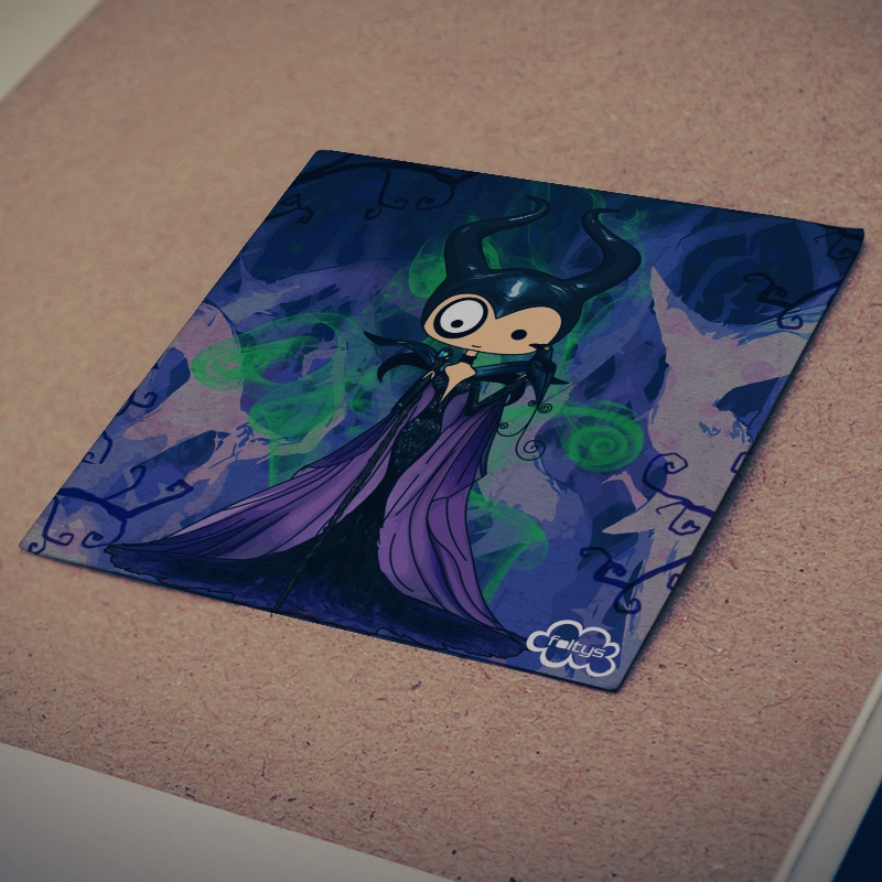 ilustración original | original illustration foltys vs maleficent (maléfica)