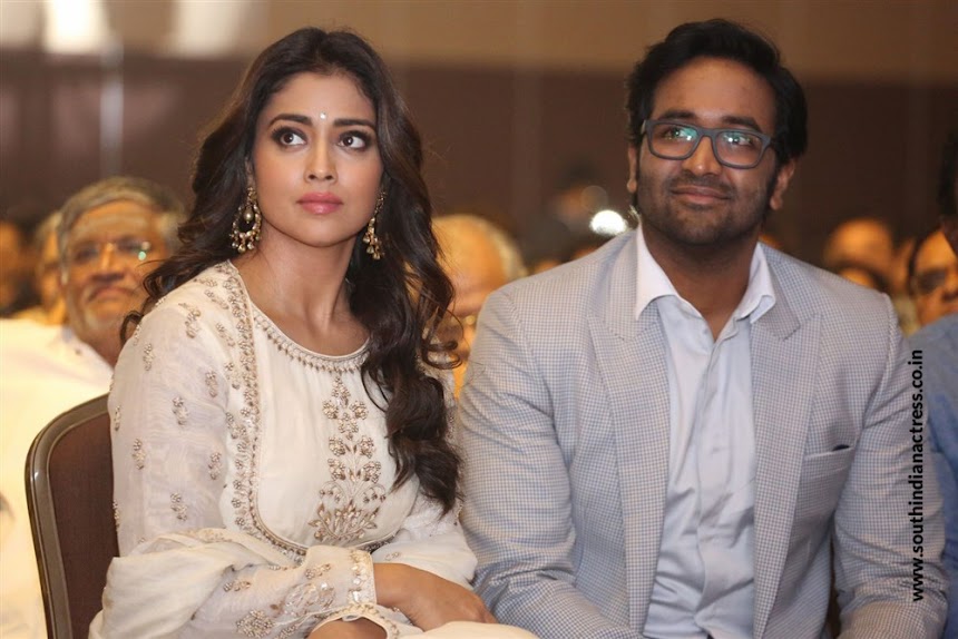 Shriya Saran at Gayathri Movie Audio Launch