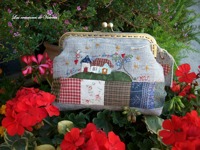 Las creaciones de Victoria. Country. Patchwork. Monedero boquilla