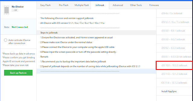 Jailbreak 12.3.1 3utools