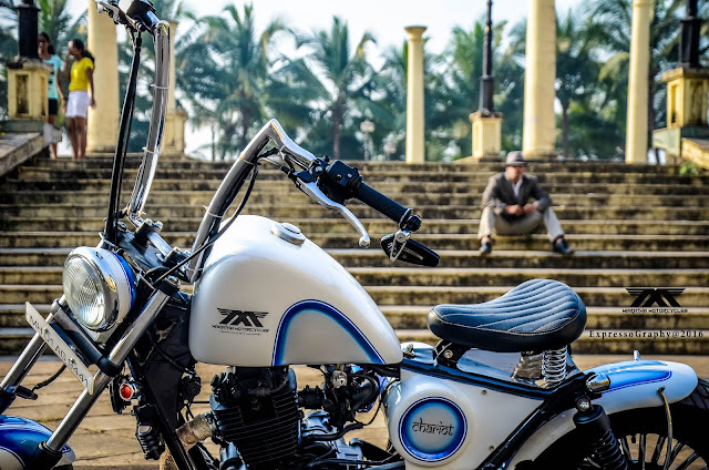 softtail bobber maratha motorcycles, custom bajaj avenger
