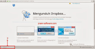 Membatalkan Download Aplikasi DropBox