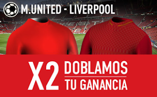 Promocion sportium dobla ganancias Man. United vs Liverpool 15 enero Promocion sportium dobla ganancias Man. United vs Liverpool 15 enero