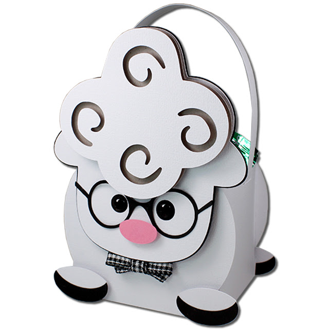 JMRush Designs Lamb Glasses Basket