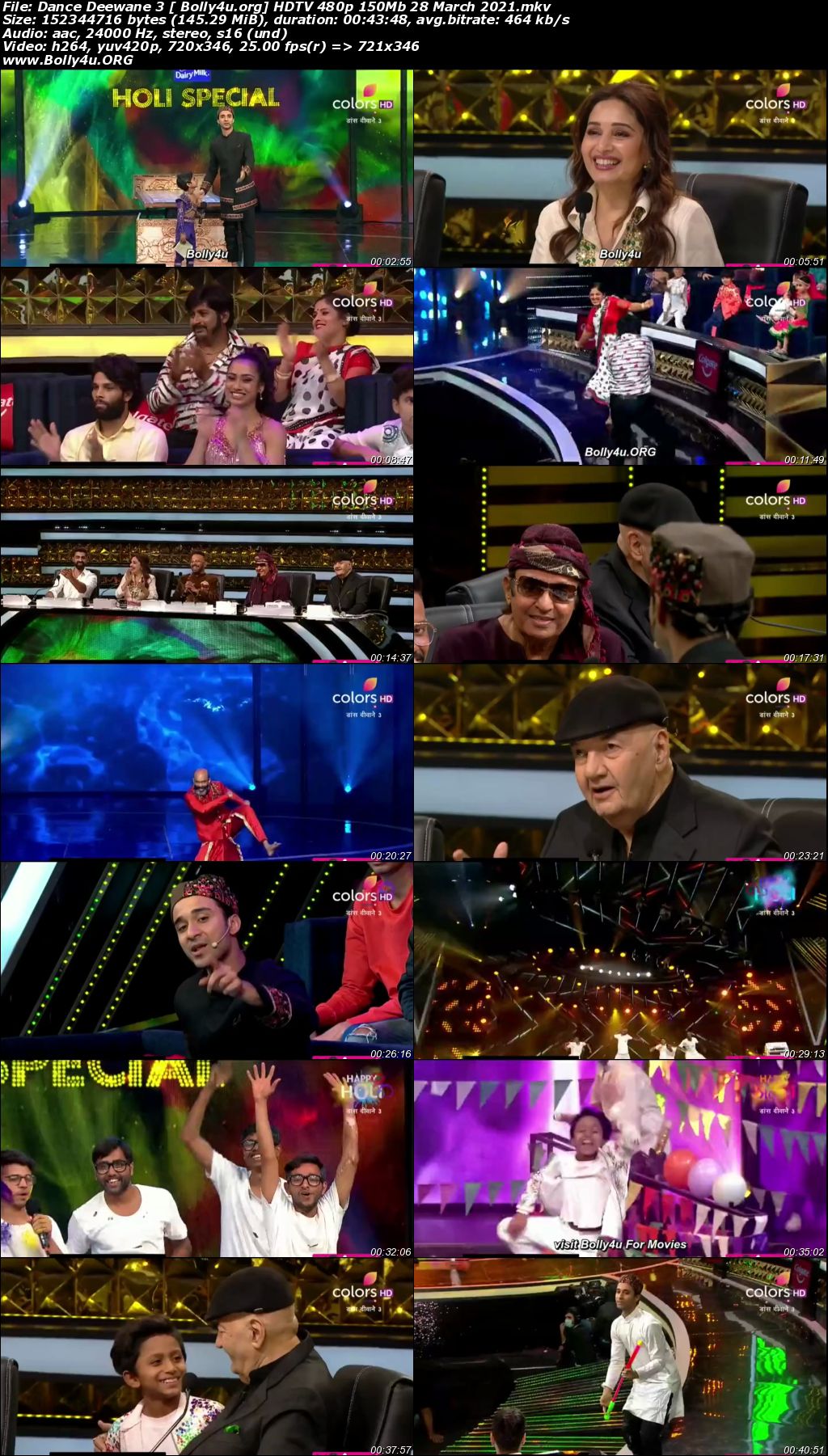 Dance Deewane 3 HDTV 480p 150Mb 28 March 2021 Download Dance Deewane 3 HDTV 480p 150Mb 28 March 2021 Download